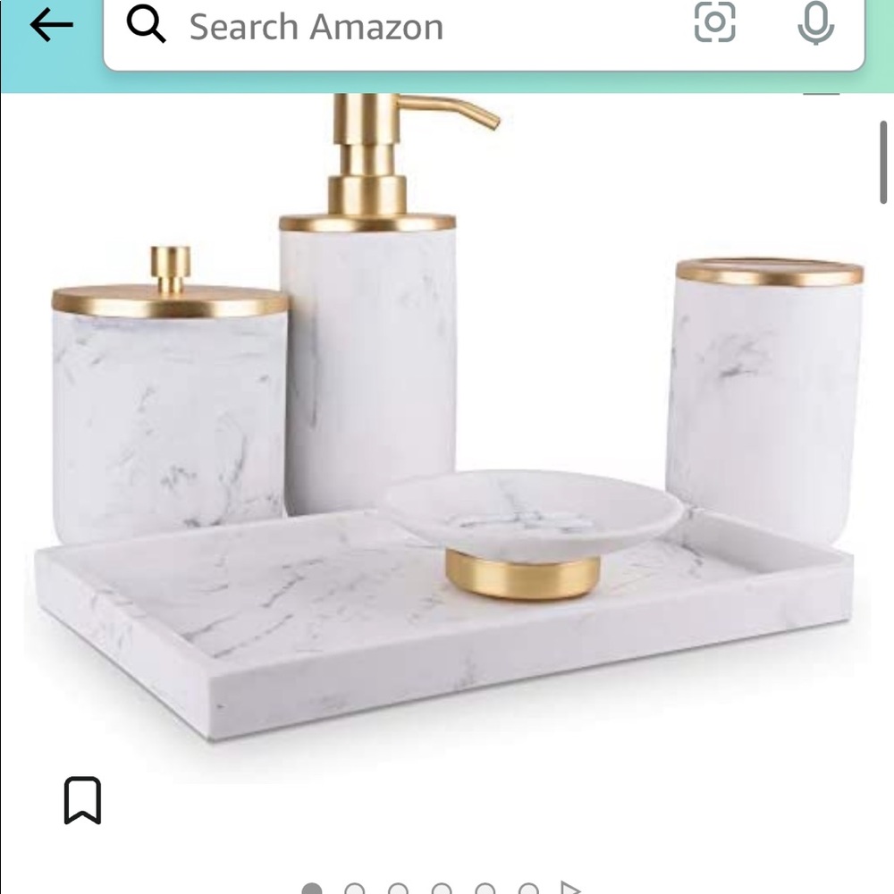 Luxury vanity set